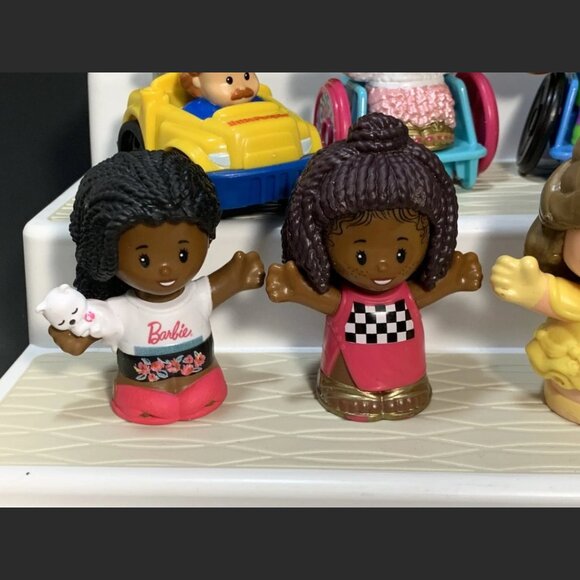 Fisher Price Little People Farmer Cow Disney Princess Barbie Wheelies Lot - Picture 8 of 12